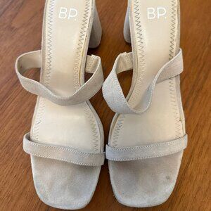 BP. Emmie Block Heel Slide sandals